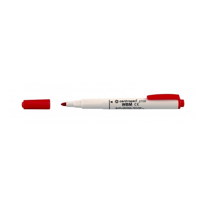 Centropen 2709 1,8 značkovač červený na stierateľné biele tabule