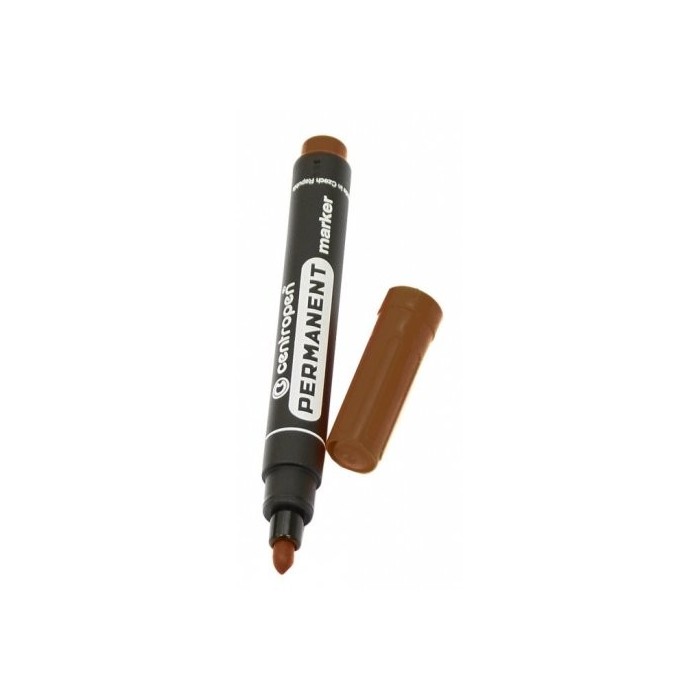 Centropen 8566 značkovač permanent 2,5 mm hnedý