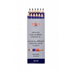 Ceruzka KOH-I-NOOR 3423 EG červeno-modrá priemer tuhy 9mm