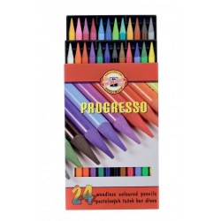 Ceruzky KOH-I-NOOR 8758/24 pastelová farebná súprava PROGRESSO