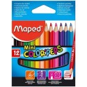 Ceruzky MAPED/12 3HR MINI farebná súprava