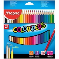 Ceruzky MAPED/24 3HR farebná súprava