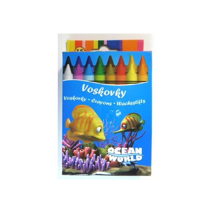 Ceruzky voskové Crayon 1/16 farebná súprava