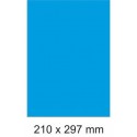 Etikety farebné 210x297/100 hárkov modré