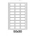 Etikety tabelačné 50x30 - 3R/100 hárkov