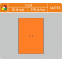 Etikety cenové 16x23 MOTEX oranžové