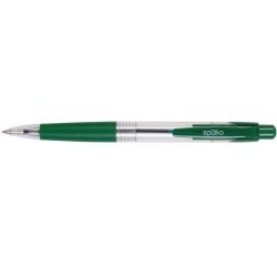 Pero guľôčkové SPOKO 0112 zelené/zelená tuha